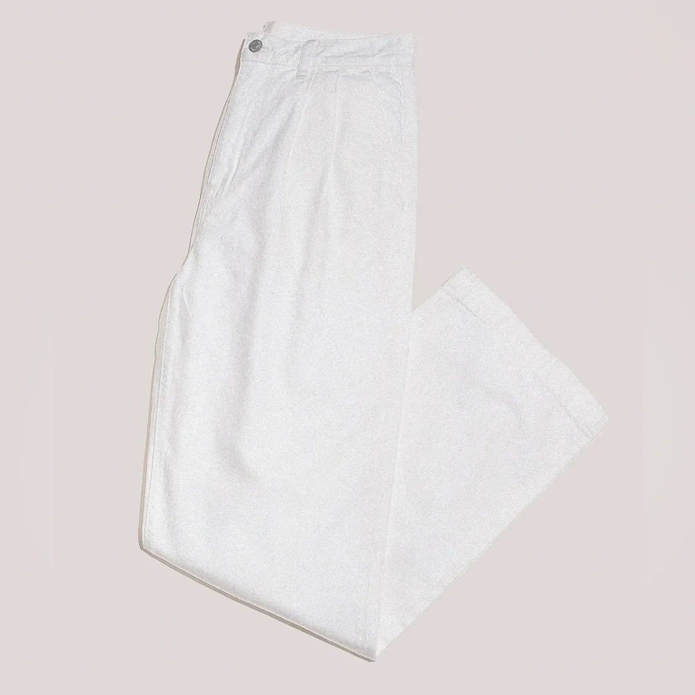 Madewell White The Harlow Wide Leg Denim Jeans Size 33 - Picture 6 of 7